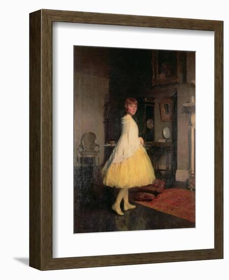 Lesley in the Studio, 1923-Thomas Martine Ronaldson-Framed Giclee Print