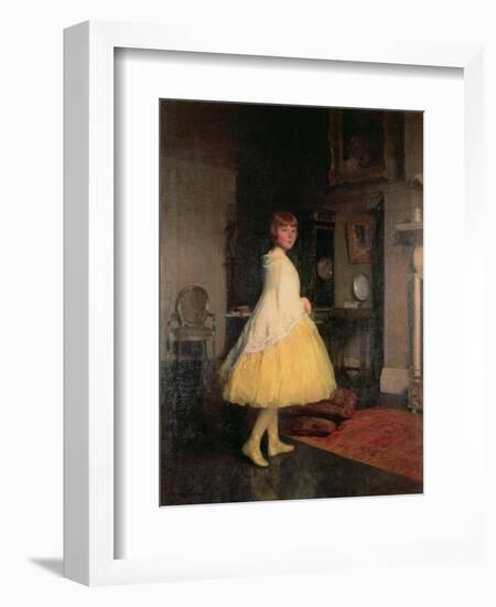 Lesley in the Studio, 1923-Thomas Martine Ronaldson-Framed Giclee Print