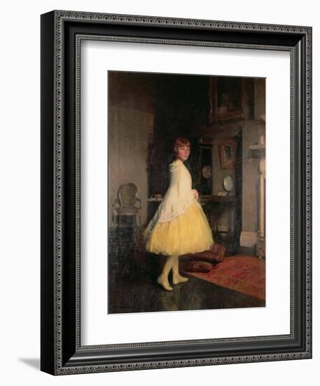 Lesley in the Studio, 1923-Thomas Martine Ronaldson-Framed Giclee Print