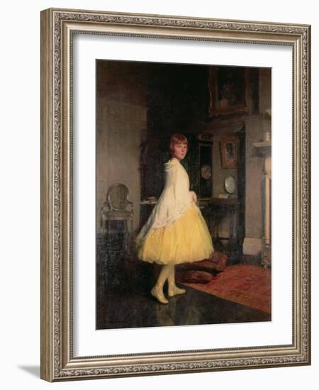 Lesley in the Studio, 1923-Thomas Martine Ronaldson-Framed Giclee Print