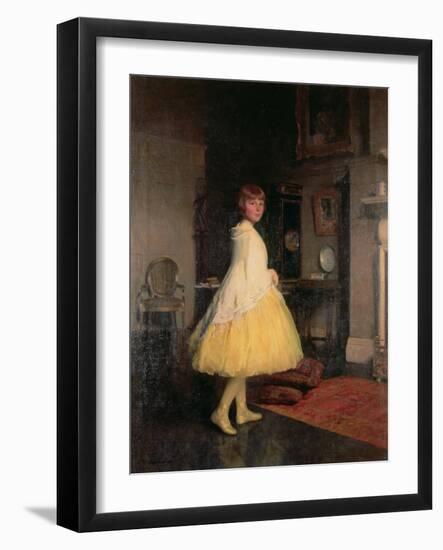 Lesley in the Studio, 1923-Thomas Martine Ronaldson-Framed Giclee Print