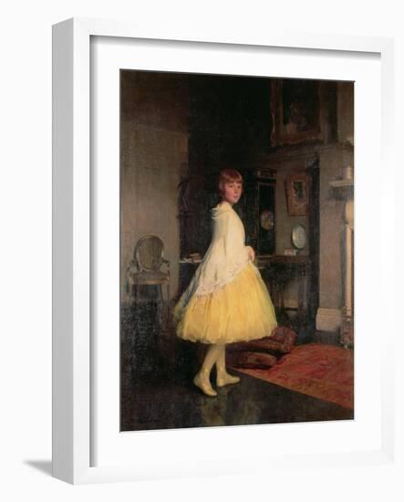 Lesley in the Studio, 1923-Thomas Martine Ronaldson-Framed Giclee Print