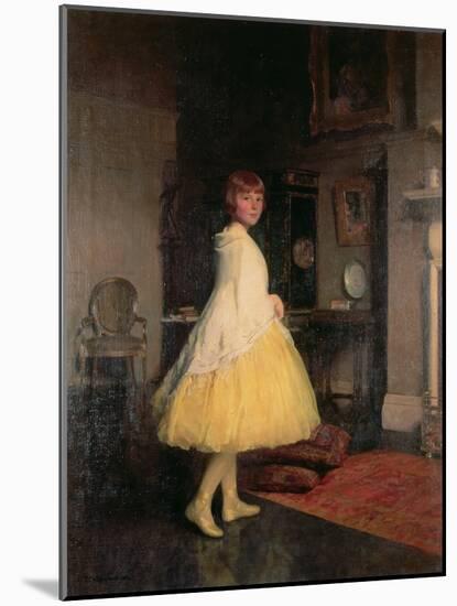 Lesley in the Studio, 1923-Thomas Martine Ronaldson-Mounted Giclee Print