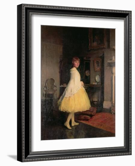 Lesley in the Studio, 1923-Thomas Martine Ronaldson-Framed Giclee Print