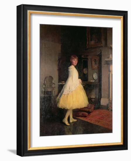 Lesley in the Studio, 1923-Thomas Martine Ronaldson-Framed Giclee Print