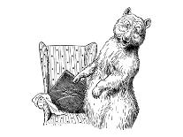 The Story of The Three Bears-Leslie Brooke-Art Print