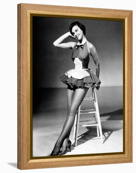 Leslie Caron-null-Framed Premier Image Canvas
