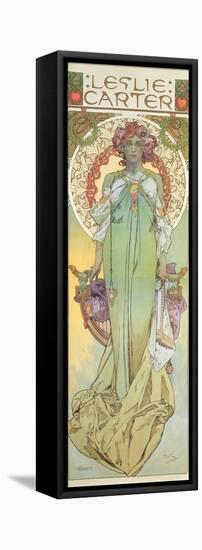 Leslie Carter (1862-1937), 1908-Alphonse Mucha-Framed Premier Image Canvas