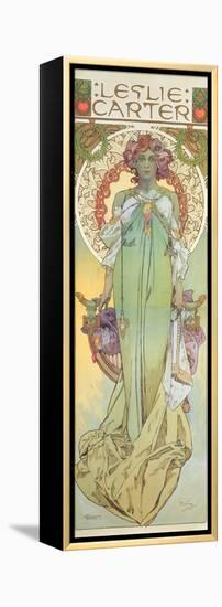 Leslie Carter (1862-1937), 1908-Alphonse Mucha-Framed Premier Image Canvas