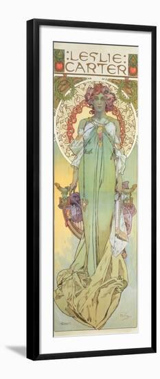 Leslie Carter (1862-1937), 1908-Alphonse Mucha-Framed Giclee Print