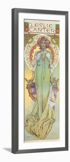 Leslie Carter (1862-1937), 1908-Alphonse Mucha-Framed Giclee Print