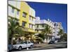 Leslie Hotel, Ocean Drive, Art Deco District, South Beach, Miami Beach, Miami, Florida, USA-Amanda Hall-Mounted Photographic Print