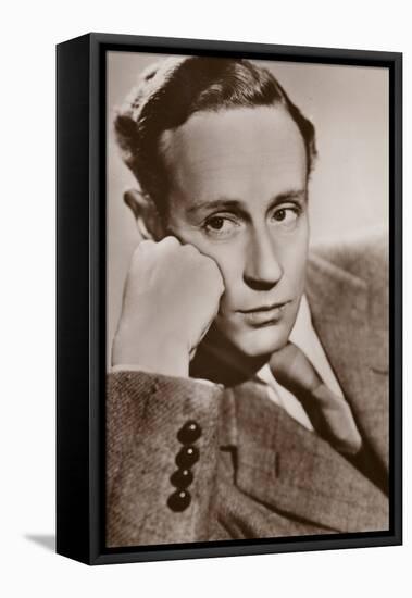 Leslie Howard, English Actor and Film Star-null-Framed Premier Image Canvas