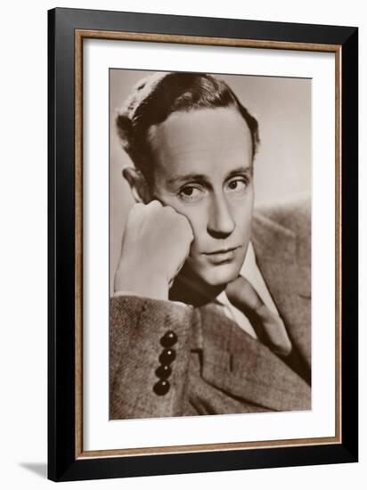Leslie Howard, English Actor and Film Star-null-Framed Photographic Print