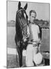 Leslie Howard in Riding Gear at Racetrack-null-Mounted Premium Photographic Print