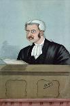 A Sporting Lawyer, form 'Vanity Fair', 17th March 1898-Leslie Mathew Ward-Framed Giclee Print