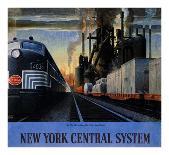 New York Central System, Along the Water Level Route-Leslie Ragan-Art Print