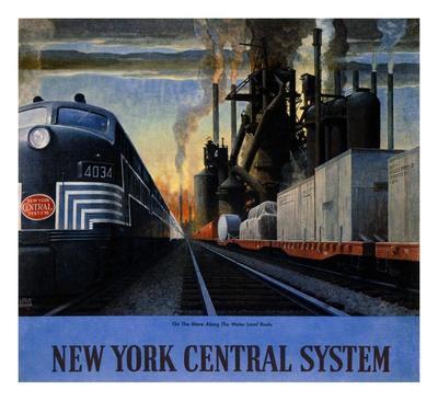  RelicPaper 1943 New York Central: Wartime Guide to Grand  Central, New York Central Print Ad: Posters & Prints