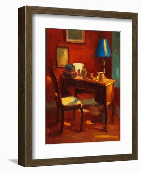 Leslie's Desk-Pam Ingalls-Framed Giclee Print