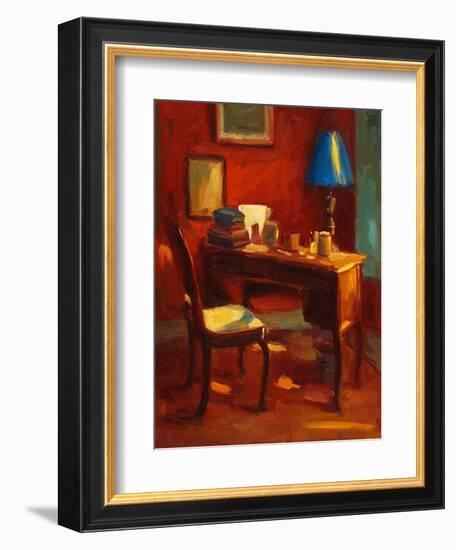 Leslie's Desk-Pam Ingalls-Framed Giclee Print