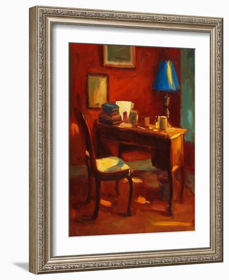 Leslie's Desk-Pam Ingalls-Framed Giclee Print