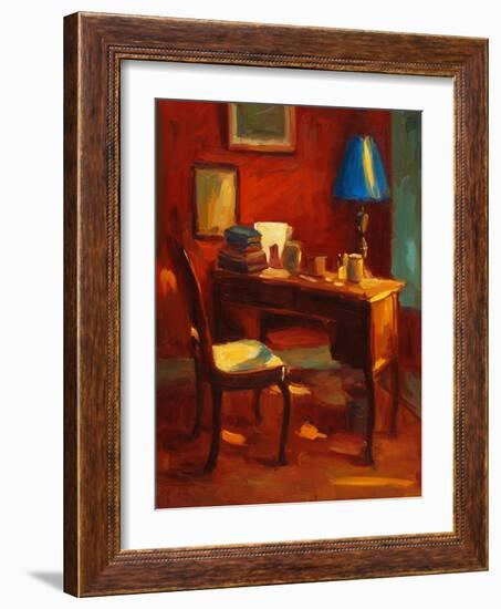 Leslie's Desk-Pam Ingalls-Framed Giclee Print