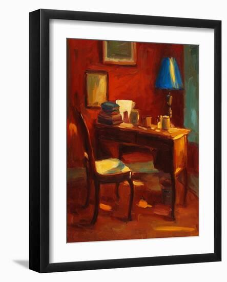 Leslie's Desk-Pam Ingalls-Framed Giclee Print