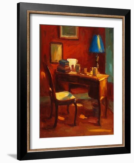 Leslie's Desk-Pam Ingalls-Framed Giclee Print