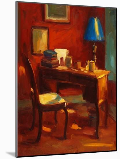 Leslie's Desk-Pam Ingalls-Mounted Giclee Print