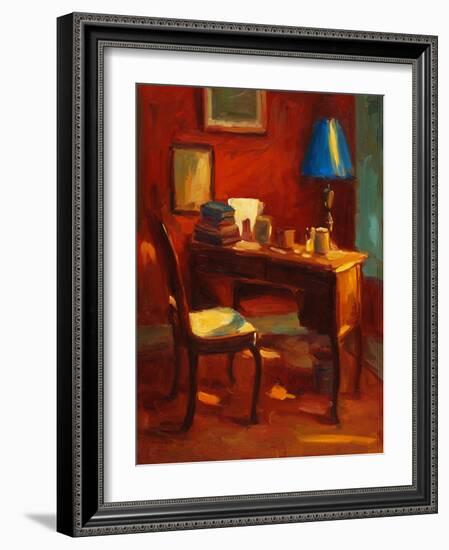 Leslie's Desk-Pam Ingalls-Framed Giclee Print