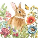 Garden Bunnies VI-Leslie Trimbach-Framed Art Print