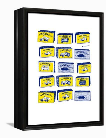 Lesney Matchbox Collection-Hanna Melin-Framed Premier Image Canvas