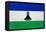 Lesotho Flag Design with Wood Patterning - Flags of the World Series-Philippe Hugonnard-Framed Stretched Canvas