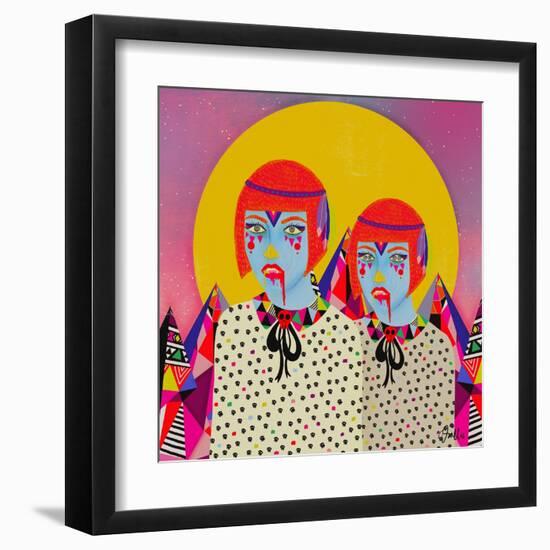 Less Human Everyday-Diela Maharanie-Framed Art Print