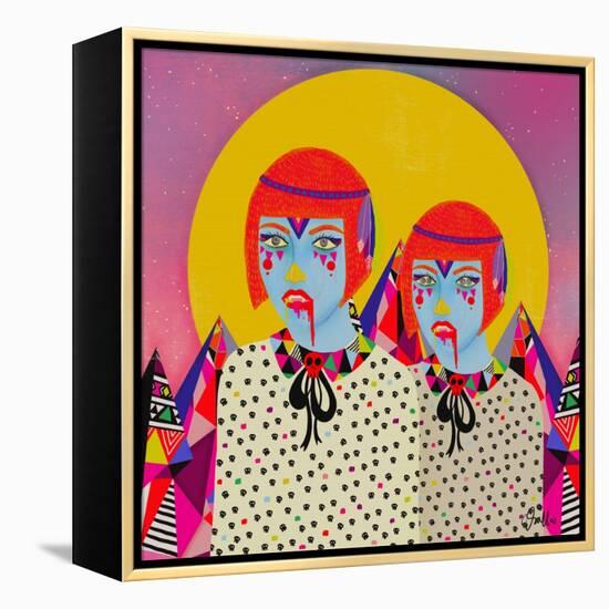 Less Human Everyday-Diela Maharanie-Framed Stretched Canvas