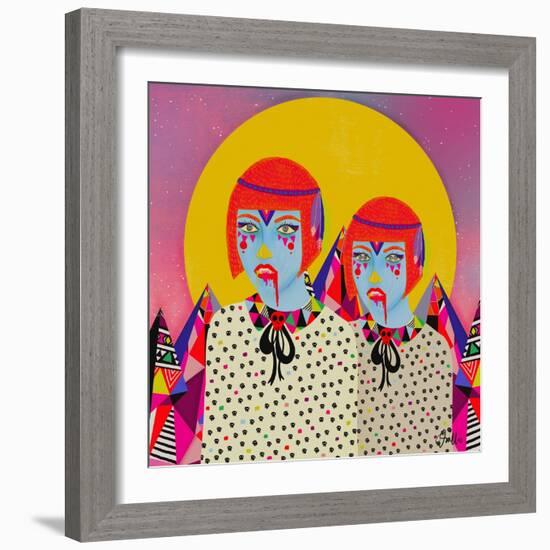 Less Human Everyday-Diela Maharanie-Framed Art Print