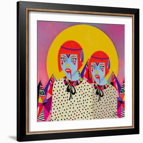 Less Human Everyday-Diela Maharanie-Framed Art Print