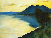 Bergsee at Sunset; Bergsee Am Sonnenuntergang-Lesser Ury-Giclee Print