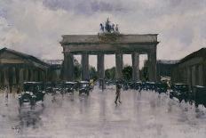 The Tiergartenstrasse, Berlin-Lesser Ury-Framed Giclee Print