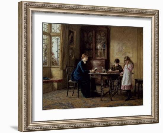 Lessons-Helen Allingham-Framed Giclee Print