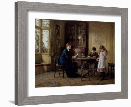 Lessons-Helen Allingham-Framed Giclee Print