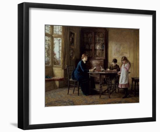 Lessons-Helen Allingham-Framed Giclee Print