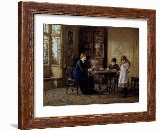 Lessons-Helen Allingham-Framed Giclee Print