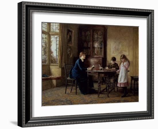 Lessons-Helen Allingham-Framed Giclee Print