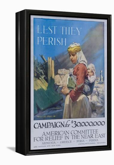 Lest They Perish Poster-null-Framed Premier Image Canvas