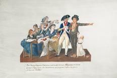 Young Men Off to Practise Using the Cannon, C.1789-Lesueur Brothers-Framed Giclee Print