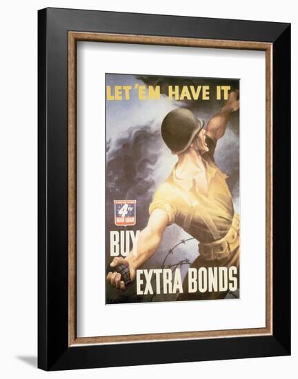 Let'em Have It-Bernard Perlin-Framed Art Print