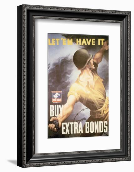 Let'em Have It-Bernard Perlin-Framed Art Print