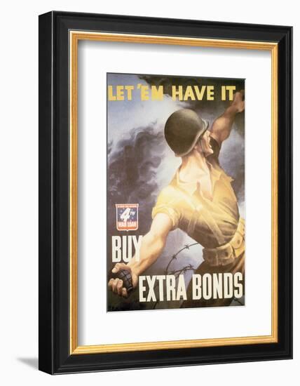 Let'em Have It-Bernard Perlin-Framed Art Print