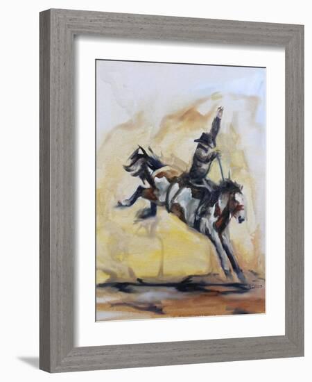 Let 'er Buck-Renee Gould-Framed Giclee Print